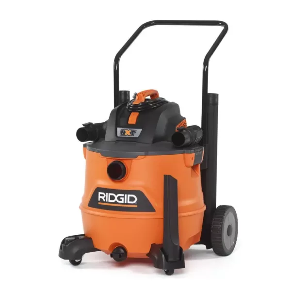 RIDGID 16 Gal. 6.5-Peak HP NXT Wet/Dry Shop Vacuum with Cart, Filter, Hose and Accessories