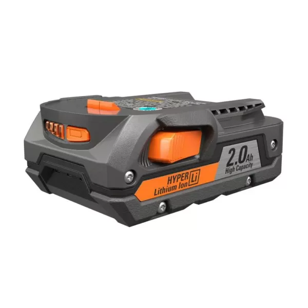 RIDGID 18-Volt OCTANE 4-1/2 in. Angle Grinder with 18-Volt Lithium-Ion 2.0 Ah Battery and Charger Kit