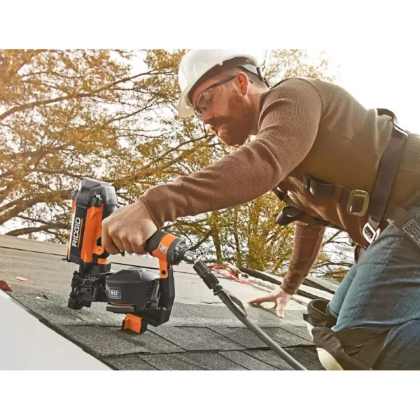 RIDGID 21° 3-1/2 in. Round-Head Framing Nailer and 15° 1-3/4 in. Coil Roofing Nailer