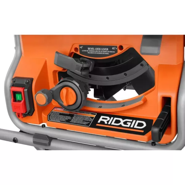 RIDGID 10 in. Pro Jobsite Table Saw with Stand