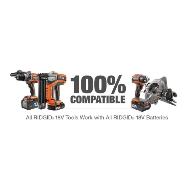 RIDGID 18-Volt OCTANE Bluetooth 3.0 Ah Battery 2-Pack