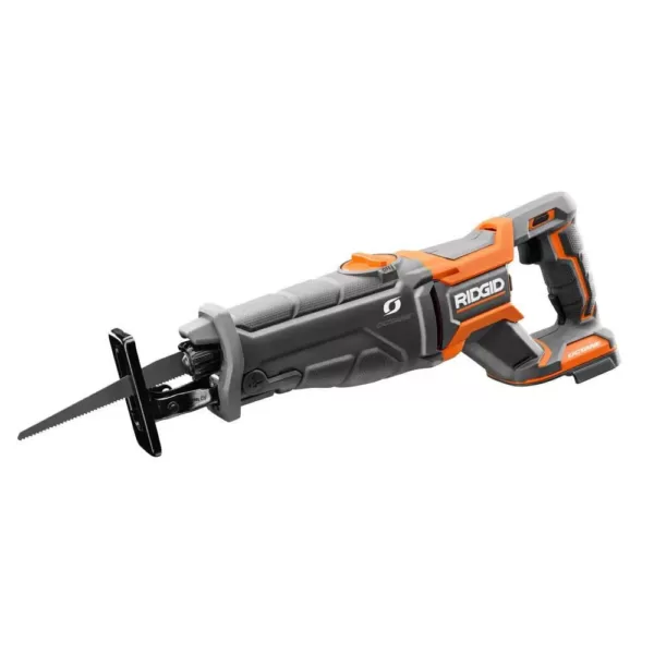 RIDGID RIDGID 18-Volt OCTANE Cordless Brushless Reciprocating Saw with OCTANE Lithium-Ion 9 Ah Battery (Charger Not Included)