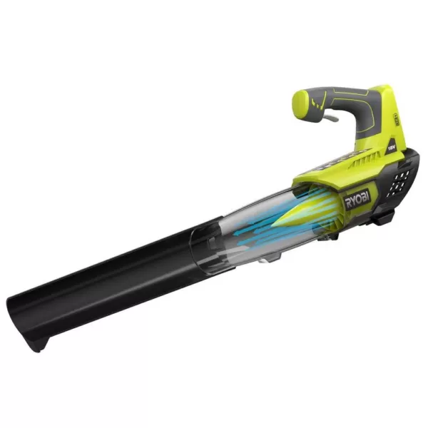 RYOBI ONE+ 100 MPH 280 CFM 18-Volt Lithium-Ion Cordless Battery Jet Fan Leaf Blower (Tool Only)