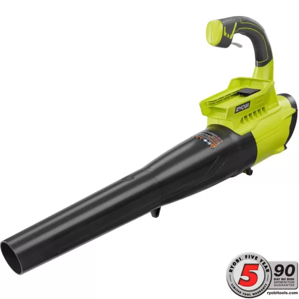 RYOBI 155 MPH 300 CFM 40-Volt Lithium-Ion Cordless Battery Jet Fan Leaf Blower (Tool Only)