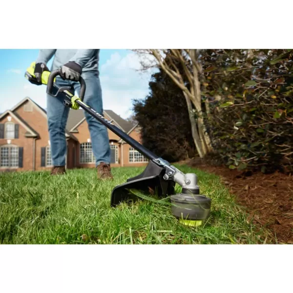 RYOBI 40-Volt Lithium-Ion Cordless Attachment Capable String Trimmer and Hedge Trimmer, 4.0 Ah Battery and Charger Included