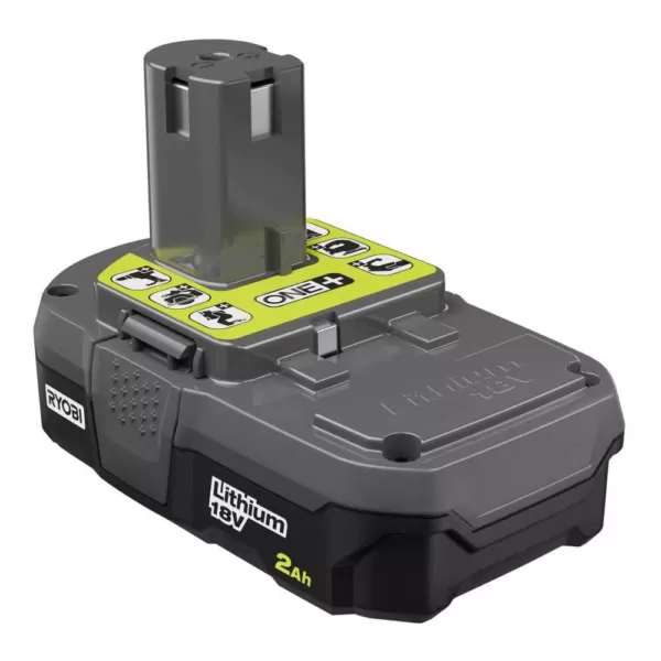 RYOBI 18-Volt ONE+ Cordless 1/2 in. Hammer Drill/Driver with Handle with 2.0 Ah Battery and Charger Kit