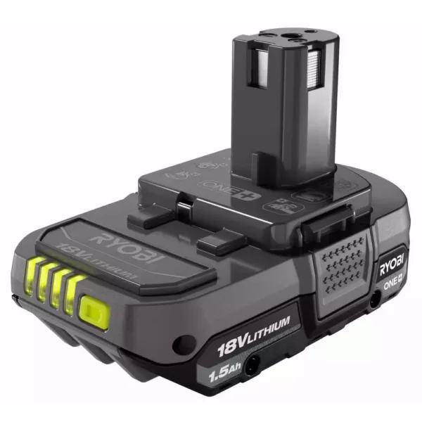 RYOBI ONE+ HP 18V Brushless Cordless Compact 1/4 in. Impact Driver and 3/8 in. Right Angle Drill with (2) Batteries, Charger