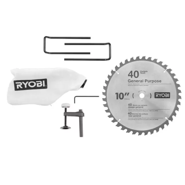 RYOBI 15 Amp 10 in. Sliding Compound Miter Saw with LED