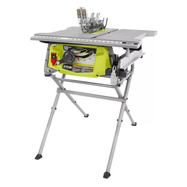 RYOBI 15 Amp 10 in. Table Saw with Folding Stand