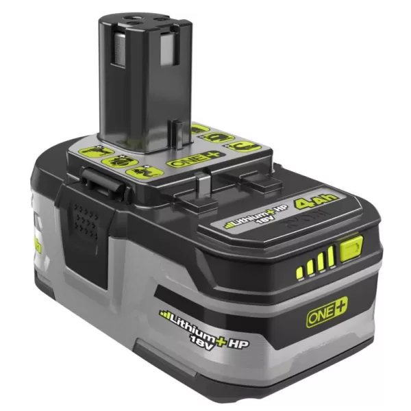 RYOBI 18-Volt ONE+ Lithium-Ion 4.0 Ah LITHIUM+ HP High Capacity Battery 2-Pack