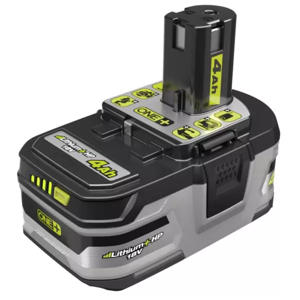 RYOBI 18-Volt ONE+ Lithium-Ion 4.0 Ah LITHIUM+ HP High Capacity Battery 3-Pack