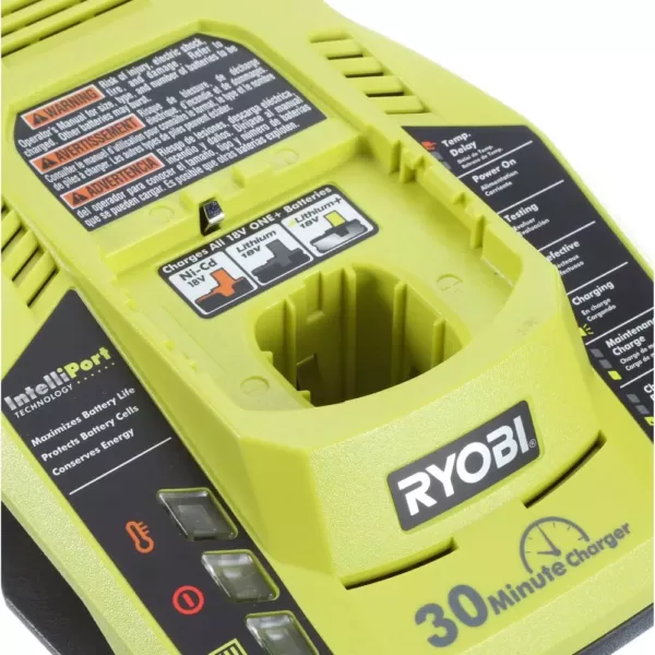 RYOBI 18-Volt ONE+ Dual Chemistry IntelliPort Charger