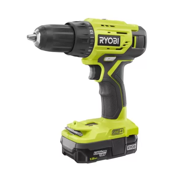 RYOBI 18-Volt ONE+ Cordless 6-Tool Combo Kit w/ (2) Batteries, Charger & Bag w/ BONUS Drill & Drive Kit (60-Piece)