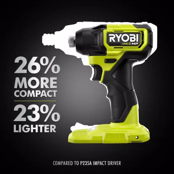 RYOBI ONE+ HP 18V Brushless Cordless Compact 1/2 in. Drill and Impact Driver Kit with (2) 1.5 Ah Batteries, Charger and Bag