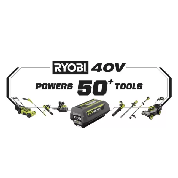 RYOBI 18 in. 40-Volt 2-in-1 Lithium-Ion Cordless Battery Walk Behind Push Mower 4.0 Ah Battery/Charger Included