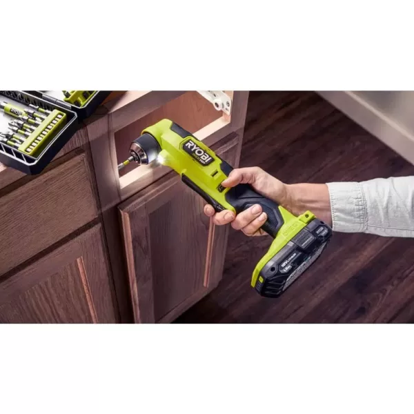 RYOBI ONE+ HP 18V Brushless Cordless Compact 3/8 in. Right Angle Drill (Tool Only)