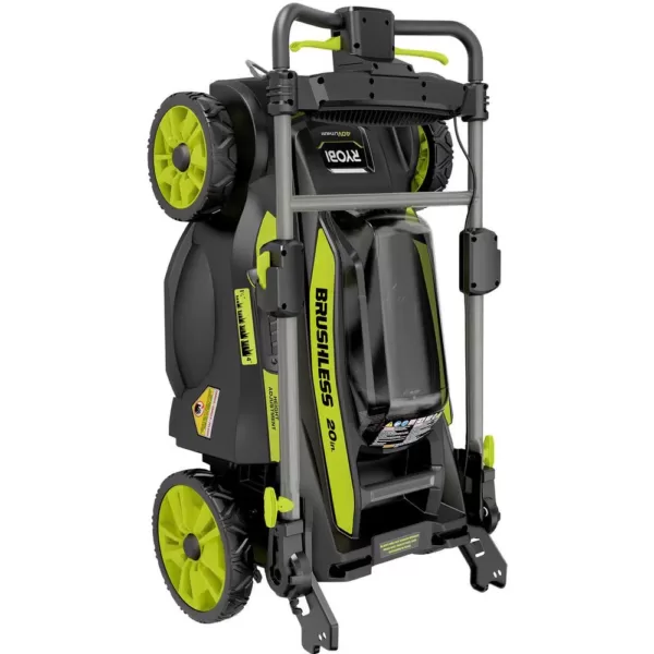 RYOBI 20 in. 40-Volt Brushless Lithium-Ion Cordless Self-Propelled Walk Behind Mower with 2 6.0 Ah Batteries, Charger Included