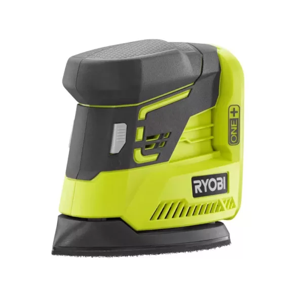 RYOBI 18-Volt ONE+ Corner Cat Finish Sander with 2.0 Ah Battery and Charger Kit